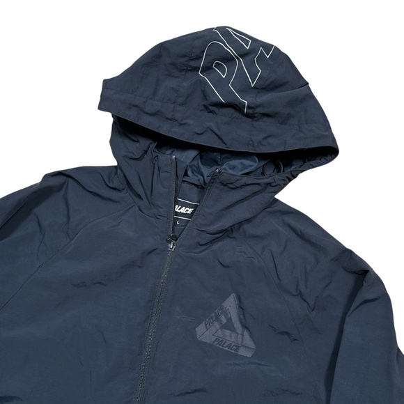 PALACE Navy Windbreaker Jacket - Picture 3 of 11